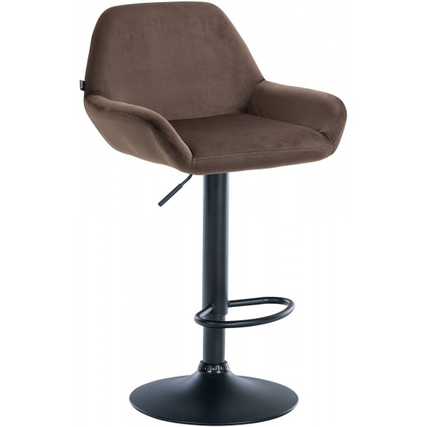 Baras kėdė Braga Velvet juoda