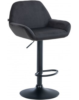 Baras kėdė Braga Velvet juoda
