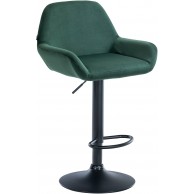 Baras kėdė Braga Velvet juoda