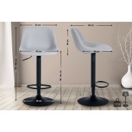 Baras kėdė Loft dirbtinė oda