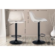 Baras kėdė Loft Samt