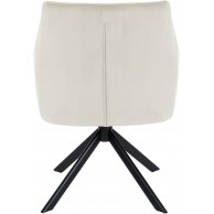 Valgomojo kėdė Swing Velvet juoda