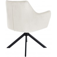 Valgomojo kėdė Swing Velvet juoda