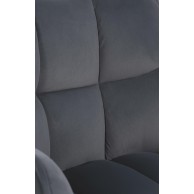 Valgomojo kėdė Swing Velvet juoda
