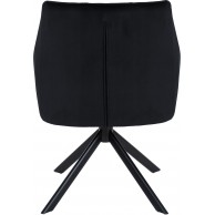 Valgomojo kėdė Swing Velvet juoda