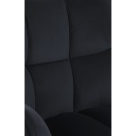 Valgomojo kėdė Swing Velvet juoda