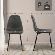 Valgomojo kėdė Napier Vintage dirbtinė oda