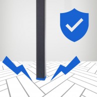 Baras „Damaso B“ su aksominia apmušalu ir keturių kojų rėmu