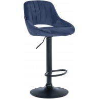 Baras kėdė Milet Velvet juoda