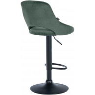 Baras kėdė Milet Velvet juoda
