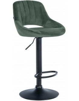 Baras kėdė Milet Velvet juoda