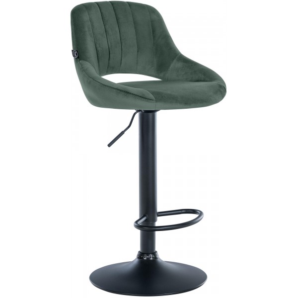 Baras kėdė Milet Velvet juoda
