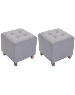 2 vnt. „Pharao“ taburetės, senovinio stiliaus šviesios spalvos