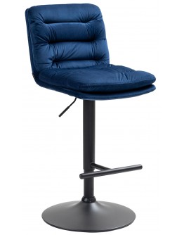 Baras kėdė Damar Velvet juoda