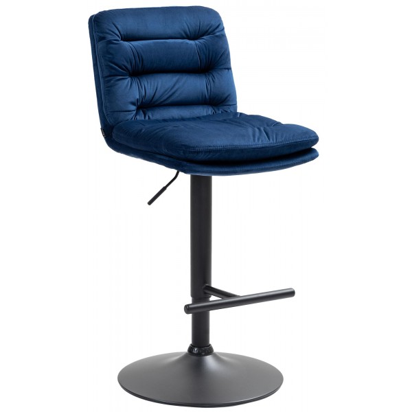 Baras kėdė Damar Velvet juoda