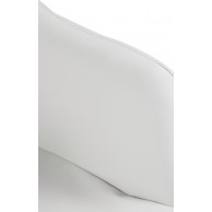 Baras kėdė Natoma dirbtinė oda balta
