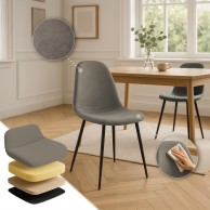 4 vnt. valgomojo kėdžių rinkinys „Napier“ dirbtinė oda