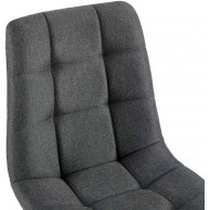 4 vnt. valgomojo kėdžių rinkinys „Antibes“ audinys