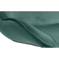 Baras kėdė Vonore Velvetas juodas