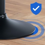 2 vnt. baro kėdžių rinkinys „Braga“ iš juodo aksomo