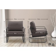 Lounger Manea dirbtinė oda - PirkPatogiai.lt