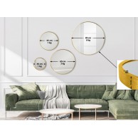 Sieninis veidrodis „Elsie M“ - PirkPatogiai.lt