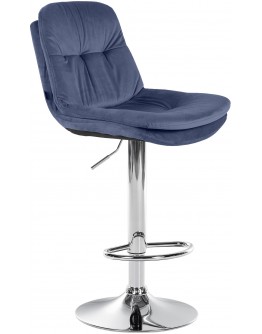 Baras kėdė Laurel Velvet chromas