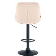 Baras kėdė Laurel Velvet juoda