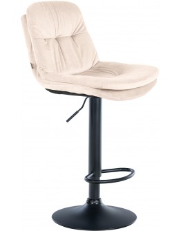 Baras kėdė Laurel Velvet juoda