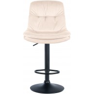 Baras kėdė Laurel Velvet juoda