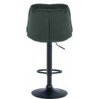 Baras kėdė Laurel Velvet juoda