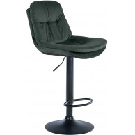 Baras kėdė Laurel Velvet juoda