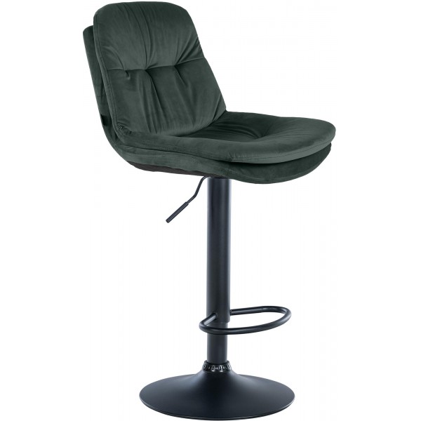 Baras kėdė Laurel Velvet juoda