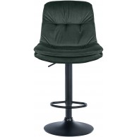 Baras kėdė Laurel Velvet juoda