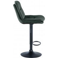 Baras kėdė Laurel Velvet juoda