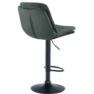 Baras kėdė Laurel Velvet juoda