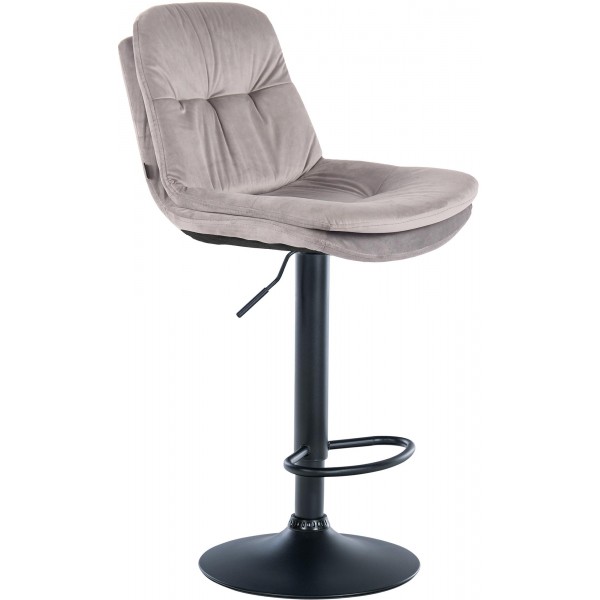 Baras kėdė Laurel Velvet juoda