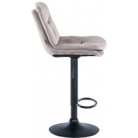 Baras kėdė Laurel Velvet juoda