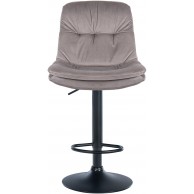 Baras kėdė Laurel Velvet juoda