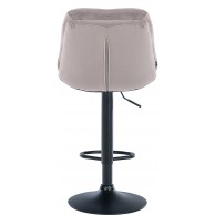 Baras kėdė Laurel Velvet juoda