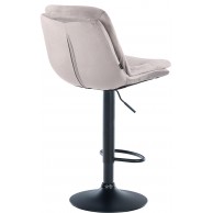 Baras kėdė Laurel Velvet juoda