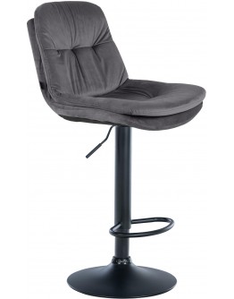 Baras kėdė Laurel Velvet juoda