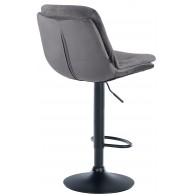 Baras kėdė Laurel Velvet juoda