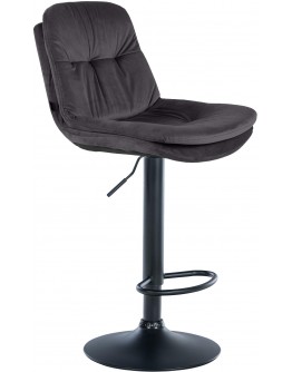 Baras kėdė Laurel Velvet juoda