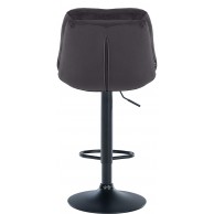 Baras kėdė Laurel Velvet juoda