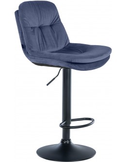 Baras kėdė Laurel Velvet juoda
