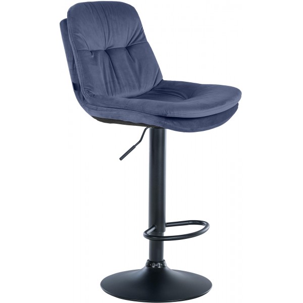 Baras kėdė Laurel Velvet juoda