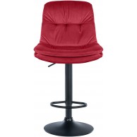 Baras kėdė Laurel Velvet juoda
