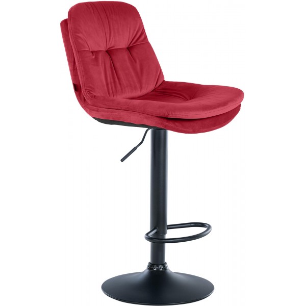 Baras kėdė Laurel Velvet juoda
