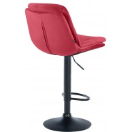 Baras kėdė Laurel Velvet juoda